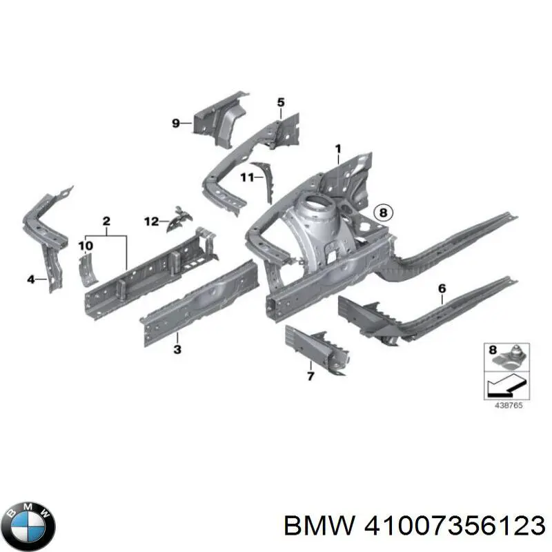 41007356123 BMW 