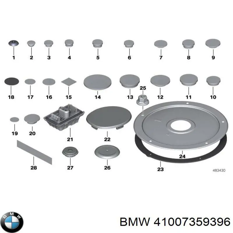 Правый передний лонжерон BMW 41007359396 цена, от 268.45 USD
