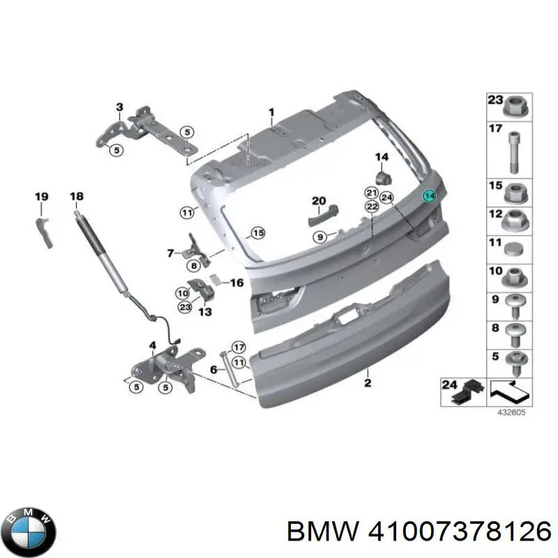 41007378126 BMW 