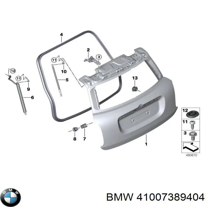  41007389404 BMW