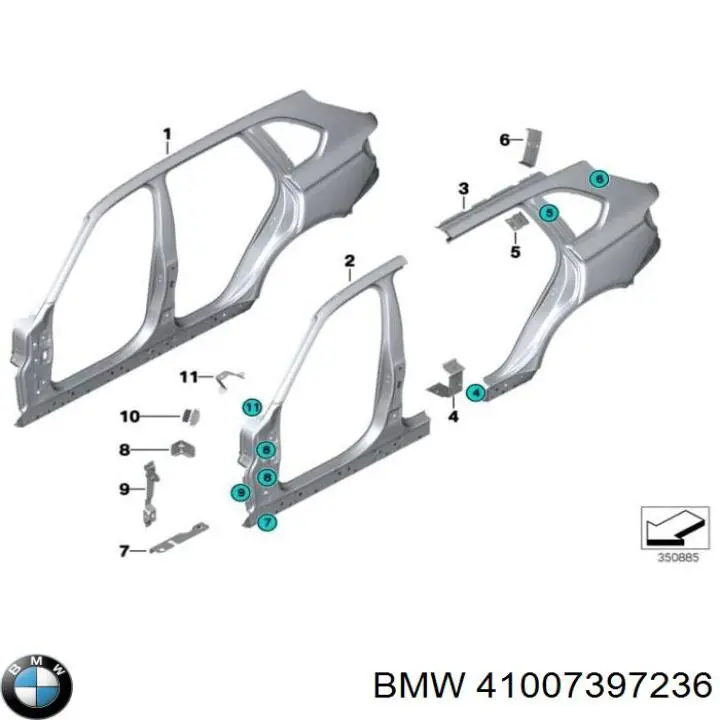 41007397236 BMW 