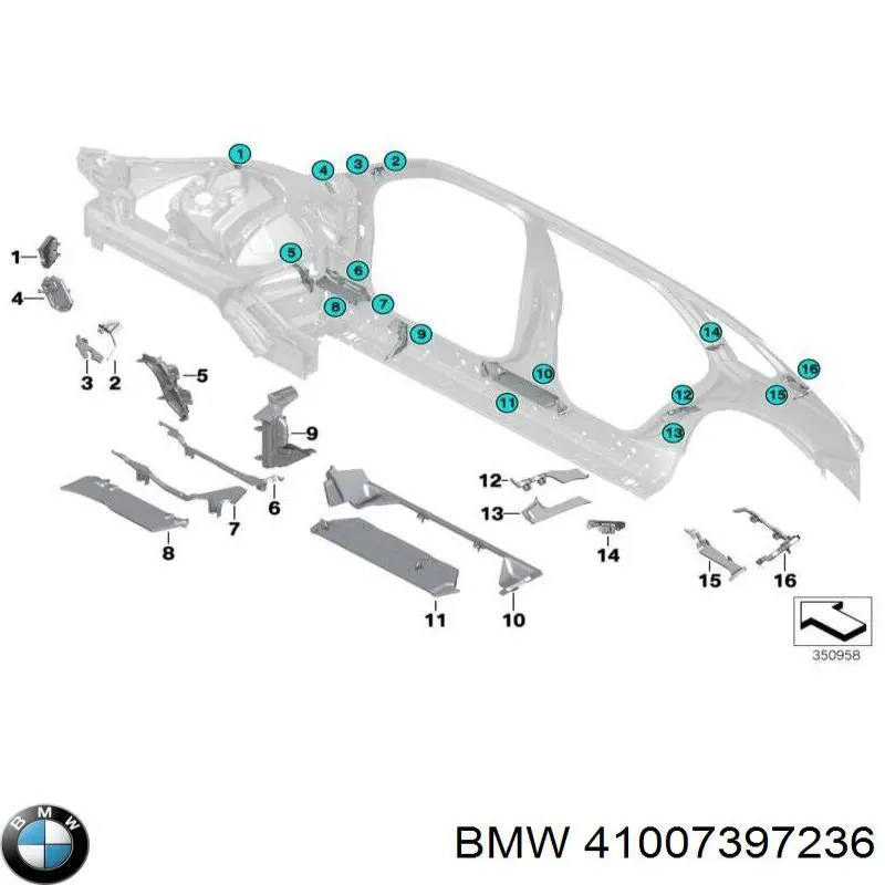 Купить 41007397236 BMW 