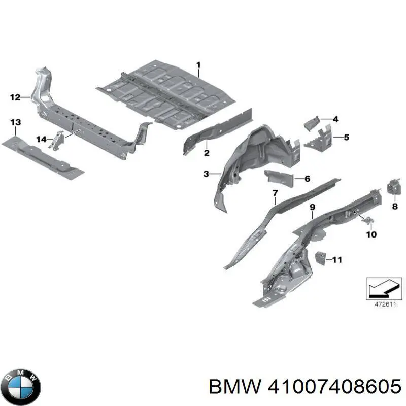 41007408605 BMW 