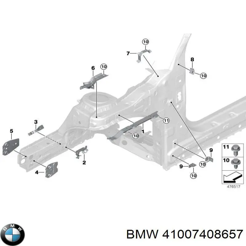  BMW 41007408657 цена, от 150.03 USD