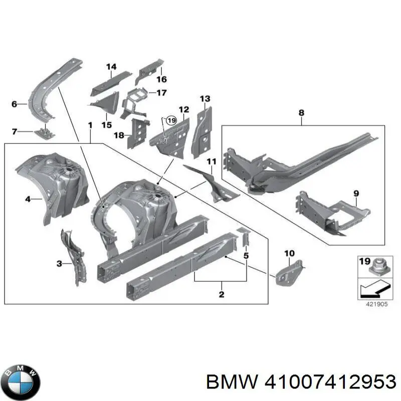 41007412953 BMW 