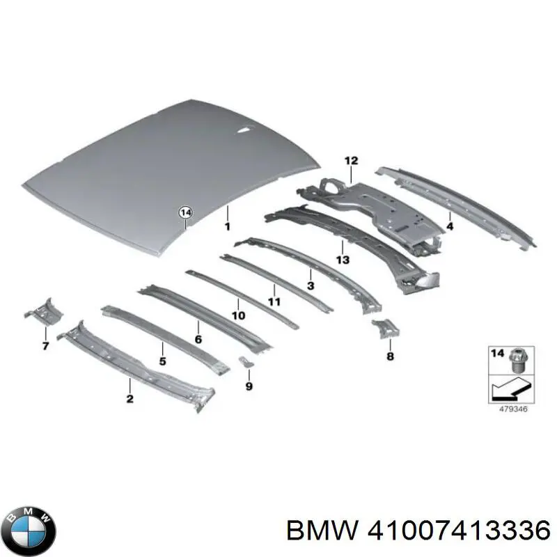 41007413336 BMW 