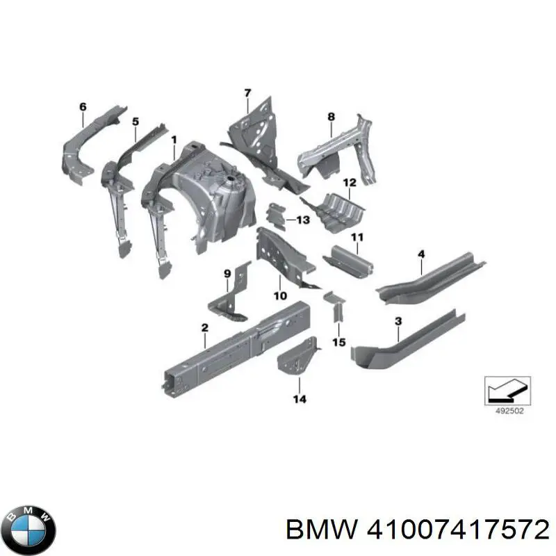 41007417572 BMW 