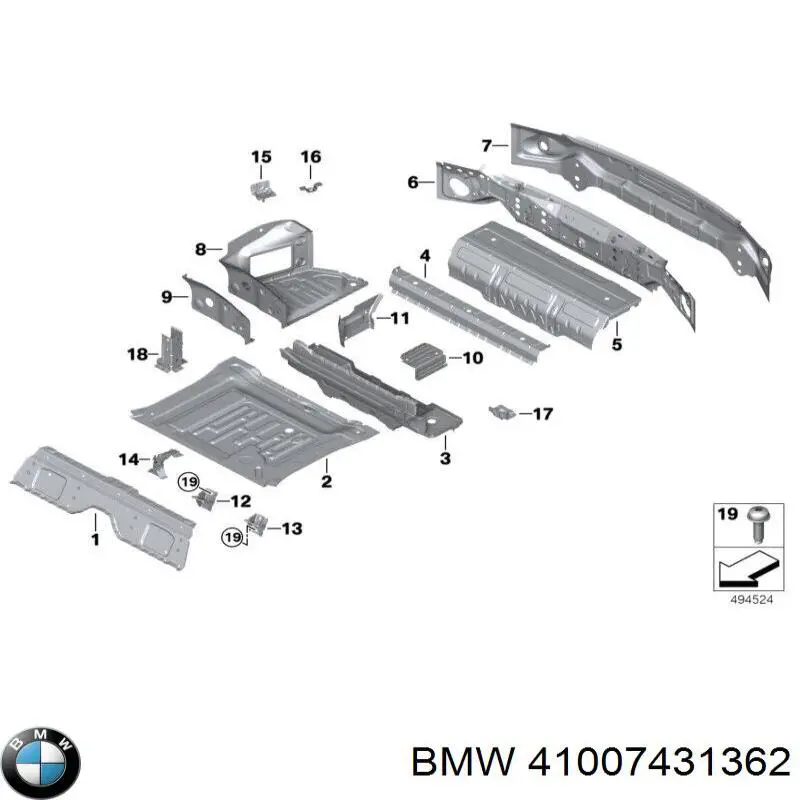  41007431362 BMW