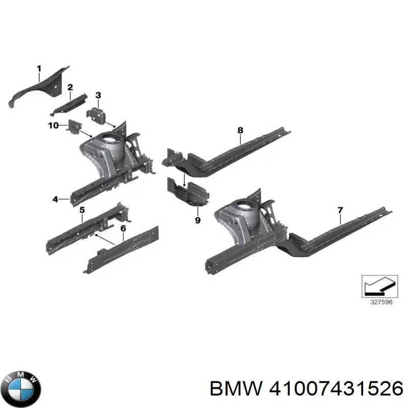  BMW 41007431526 цена, от 184.29 USD