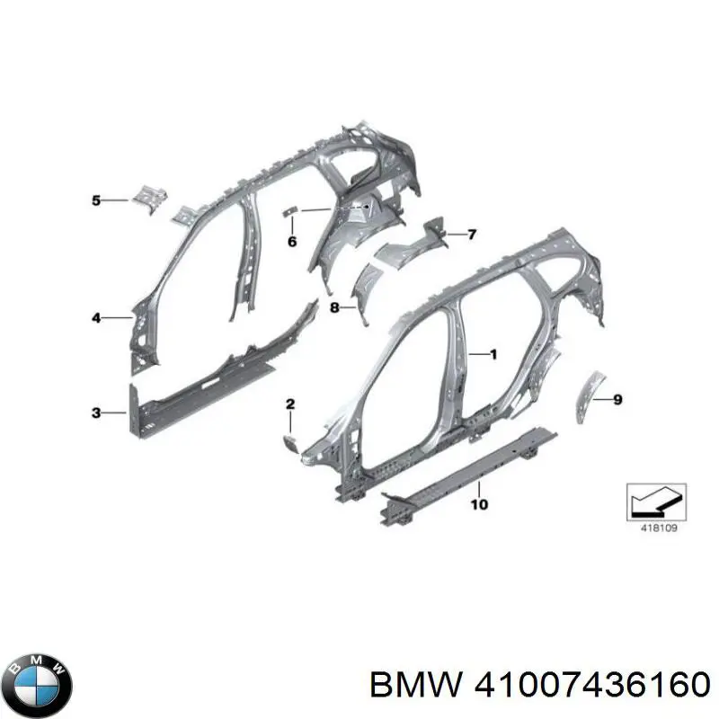  41007436160 BMW