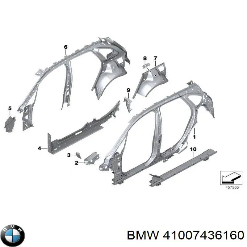 Купить 41007436160 BMW 