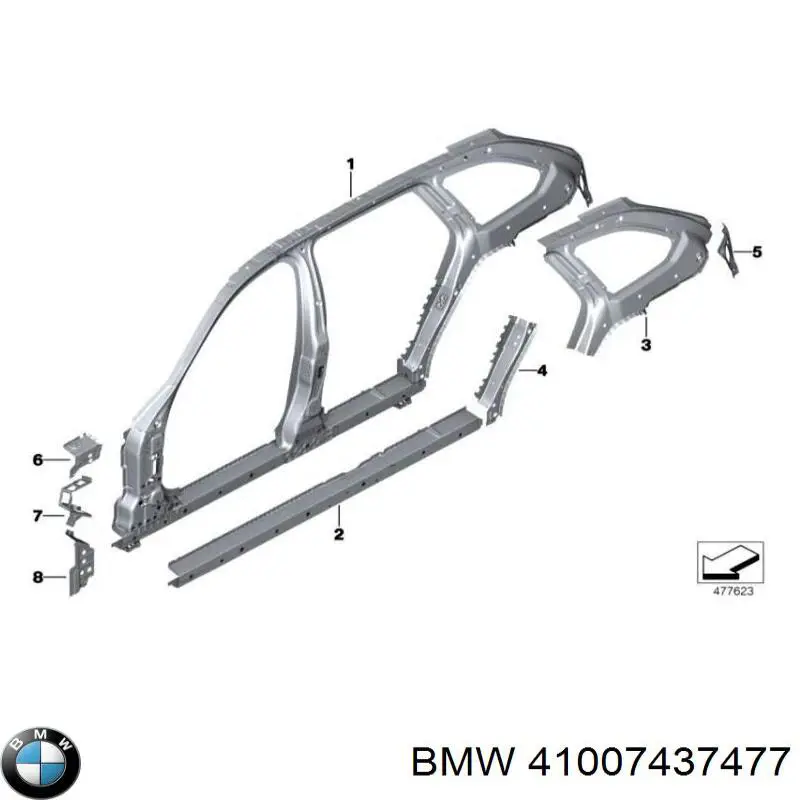 41007437477 BMW 