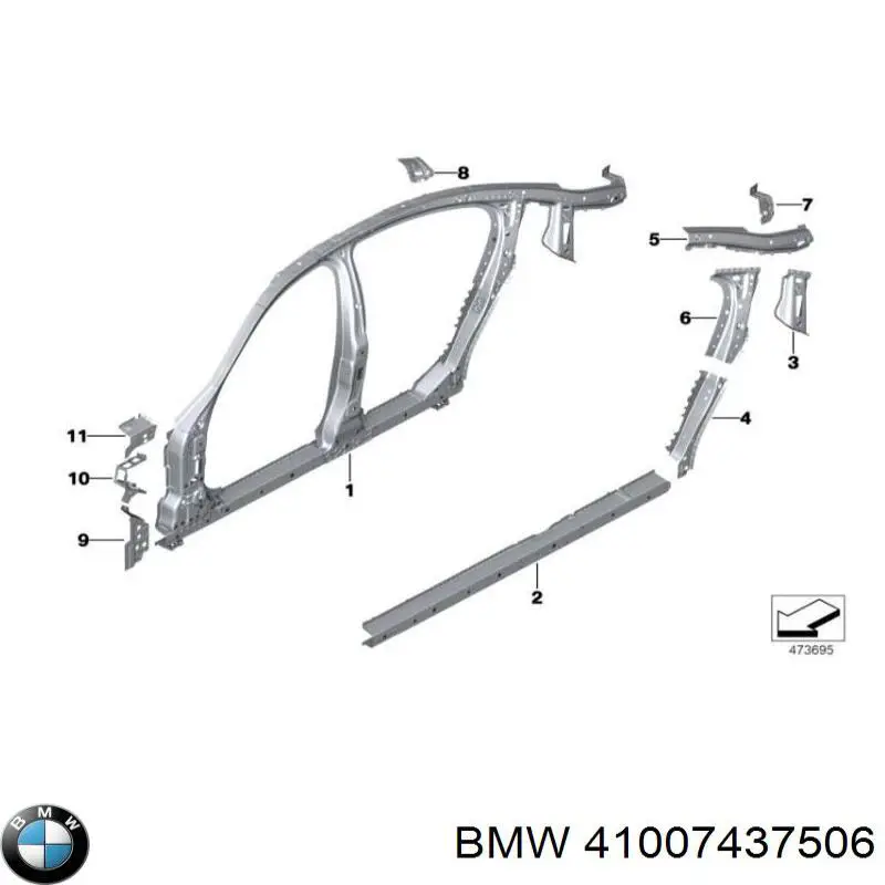 41007437506 BMW 