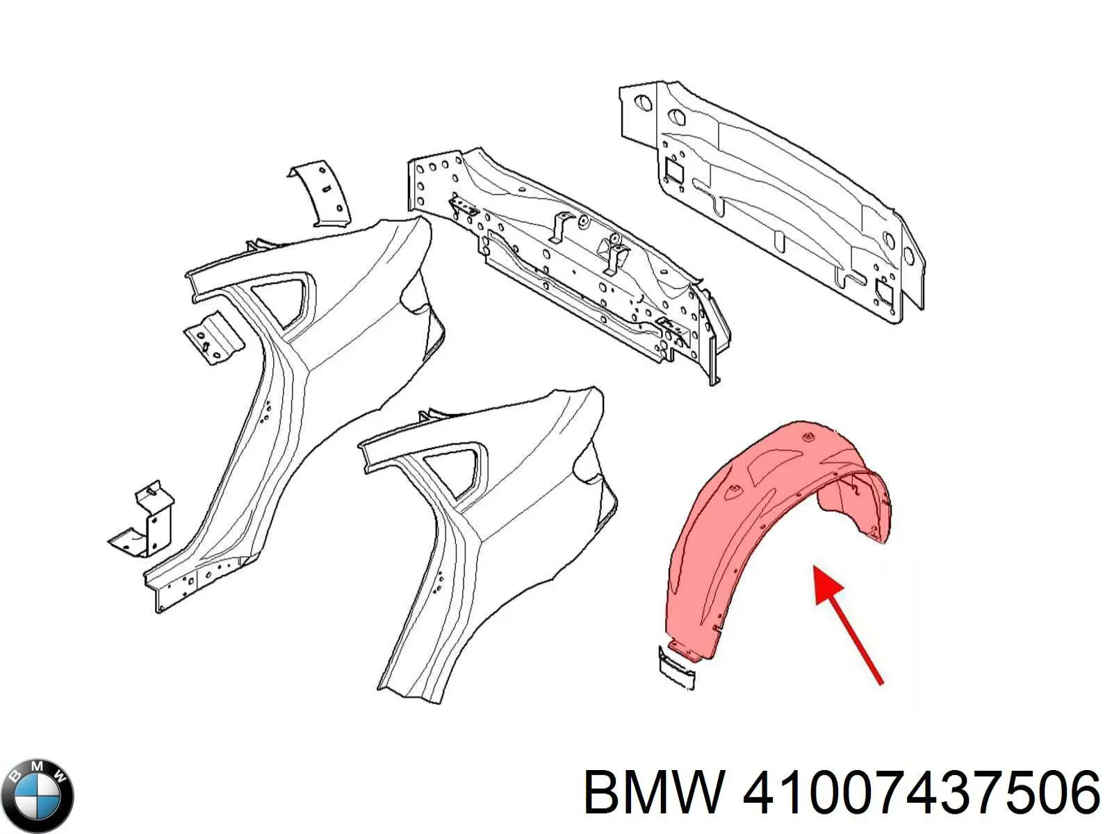 BMW 41007437506 цена, от 110.44 USD