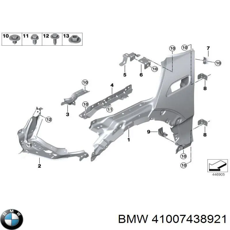  41007438921 BMW