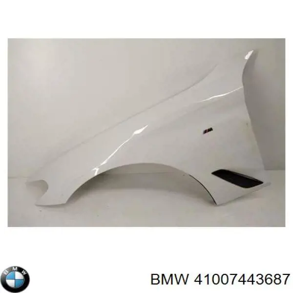 Pára-lama dianteiro esquerdo 41007443687 BMW