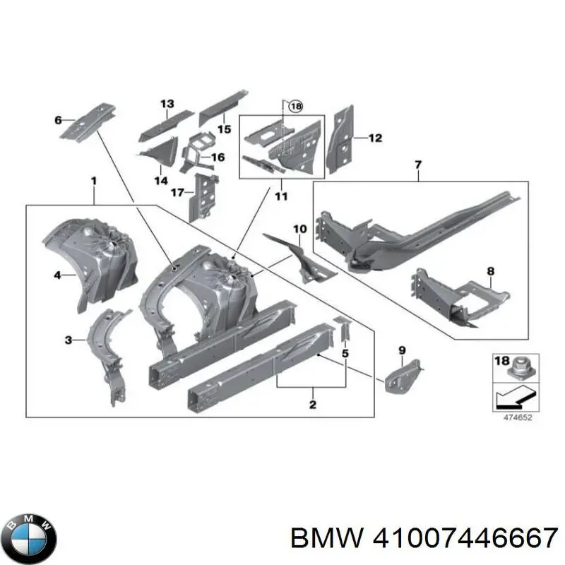 41007446667 BMW 