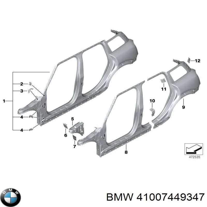 41007449347 BMW 