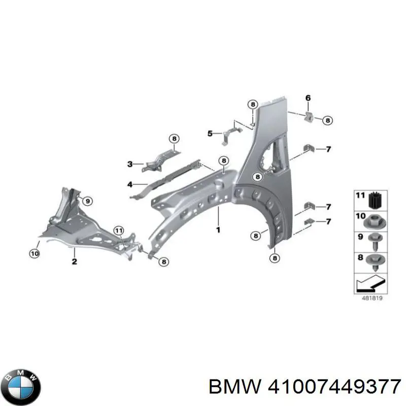  41007449377 BMW