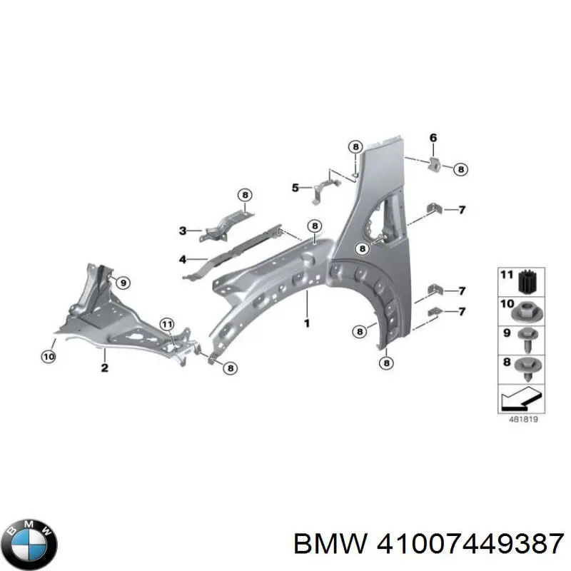  41007449387 BMW