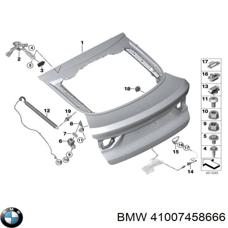  41007458666 BMW