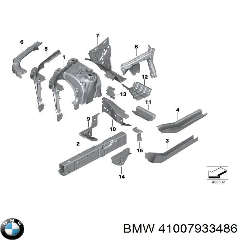  41007933486 BMW