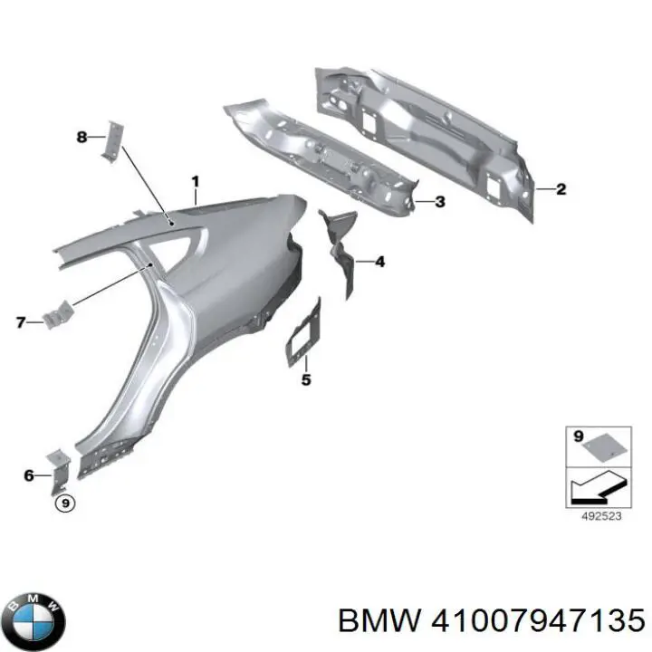  BMW 41007947135 цена, от 107.88 USD