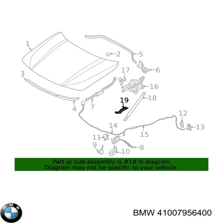  BMW 41007956400 цена, от 15.20 USD