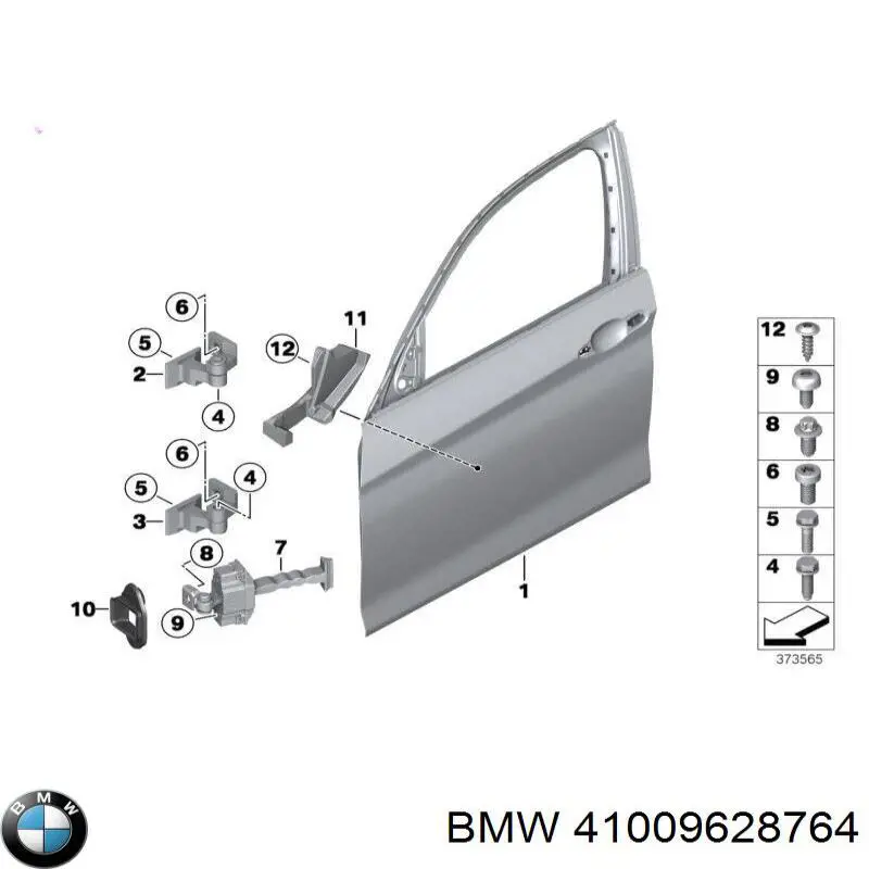 Дверь передняя правая 41009628764 BMW