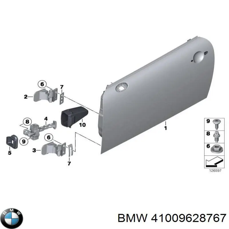 41009628767 BMW porta dianteira esquerda