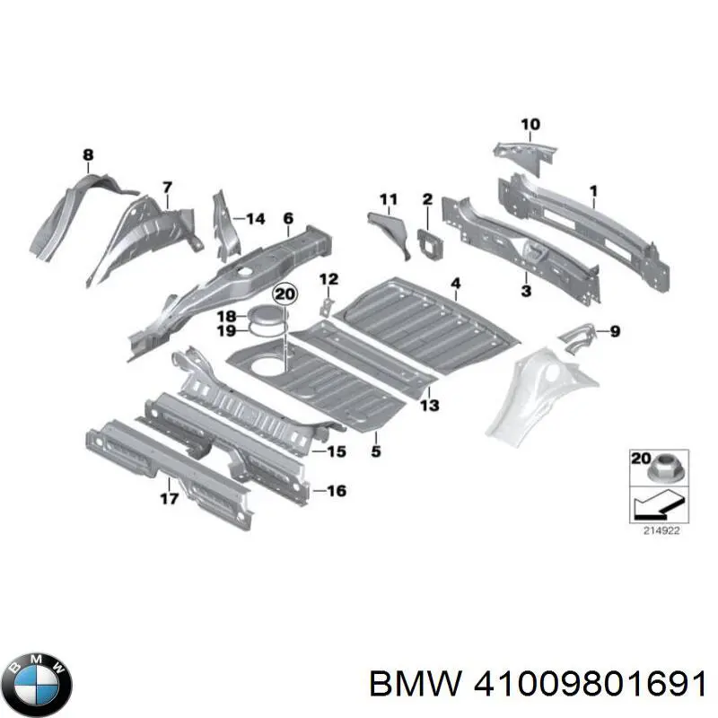  41009801691 BMW