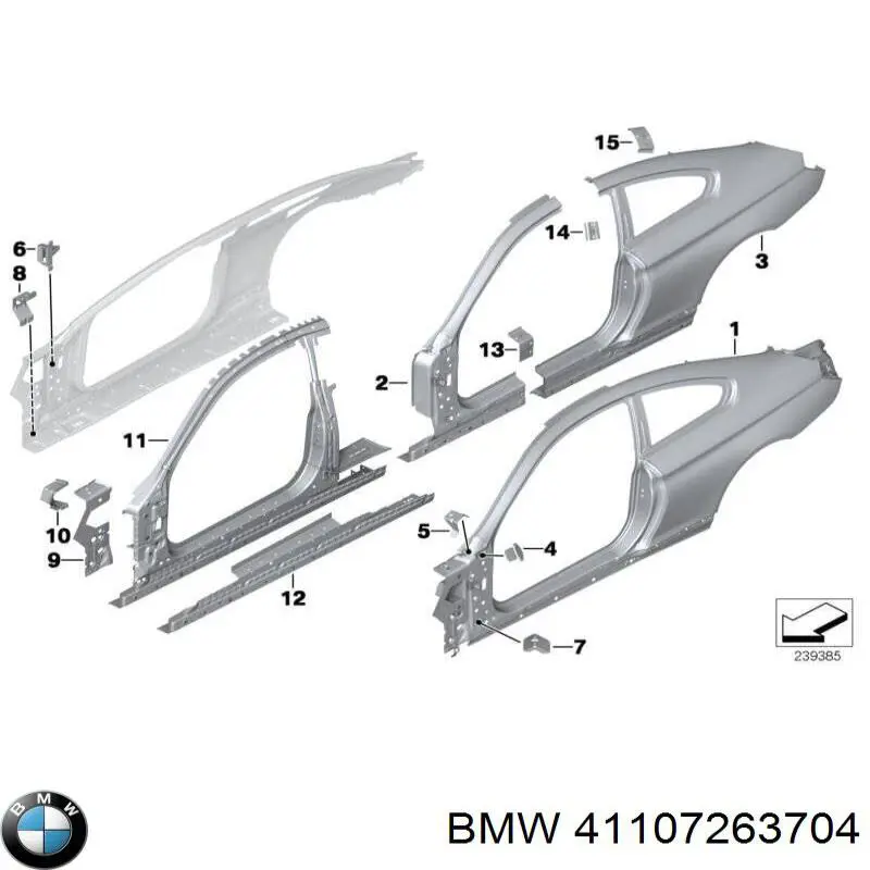 Купить 41107263704 BMW 