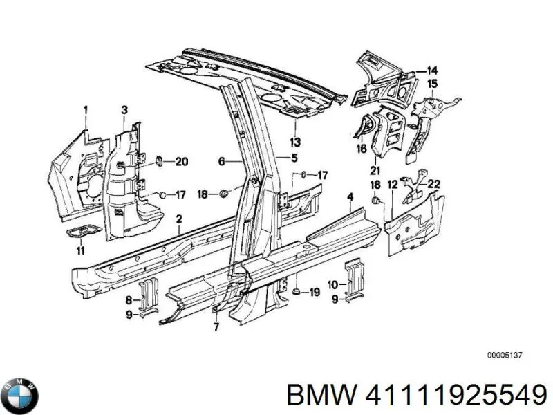  41111925549 BMW