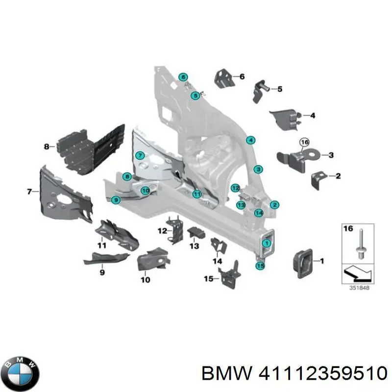  41112359510 BMW