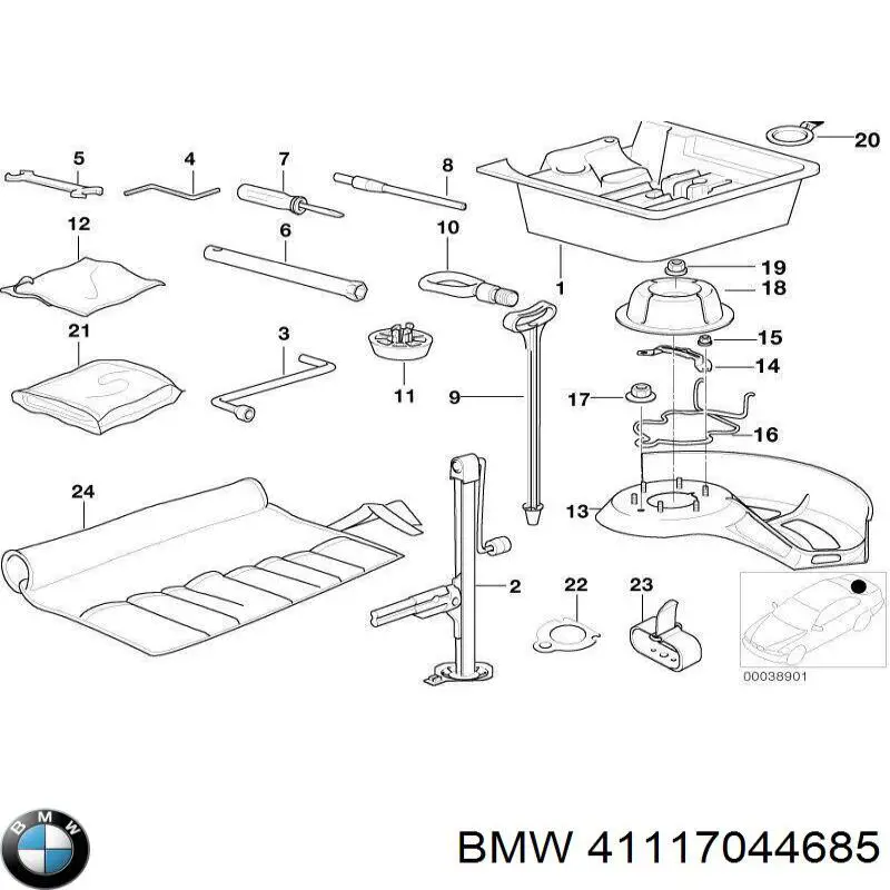 41117044685 BMW 