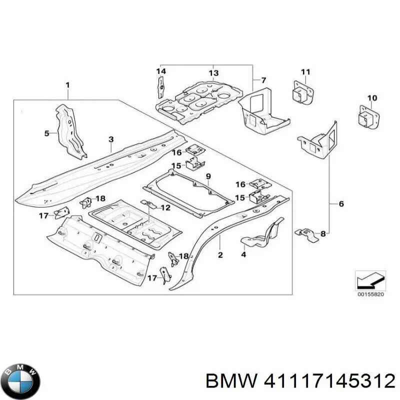 41117145312 BMW 