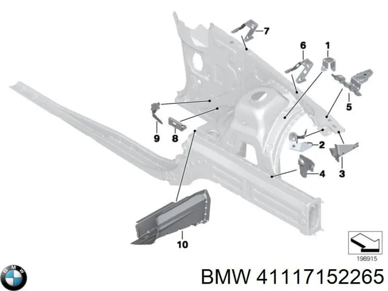  BMW 41117152265 цена, от 76.02 USD