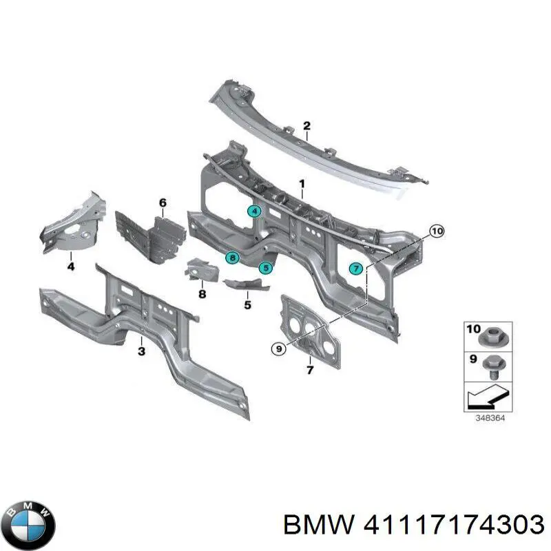 41117174303 BMW 