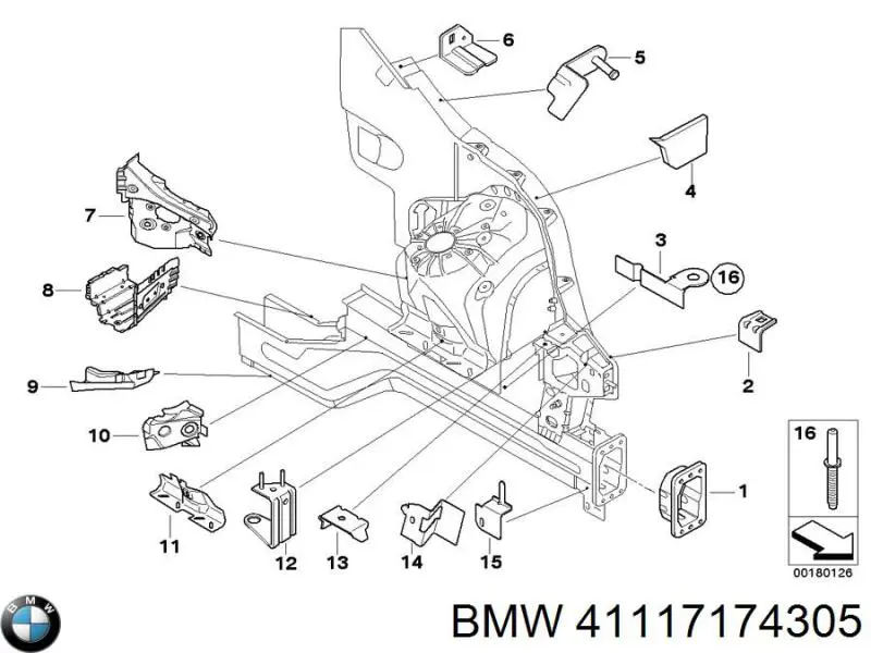 41117174305 BMW 