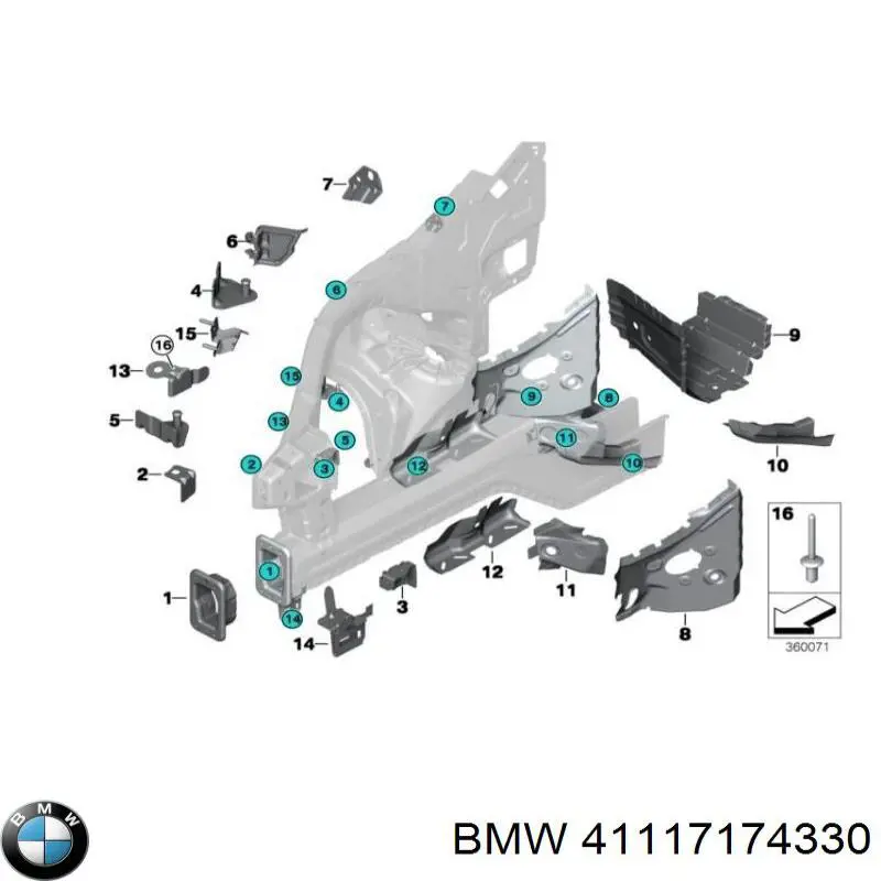  41117174330 BMW