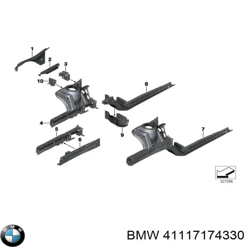  BMW 41117174330 цена, от 320.99 USD
