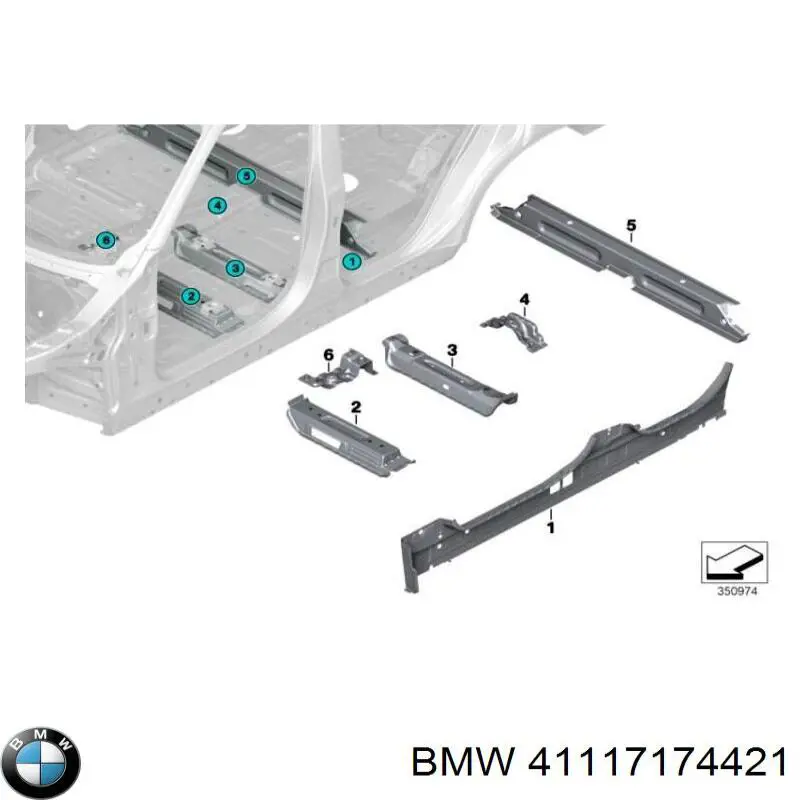 41117174421 BMW 