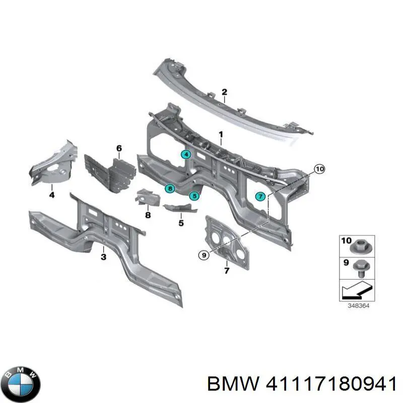  BMW 41117180941 цена, от 52.06 USD