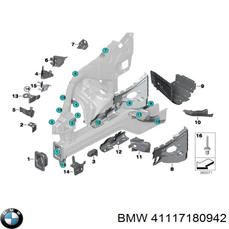 41117180942 BMW 