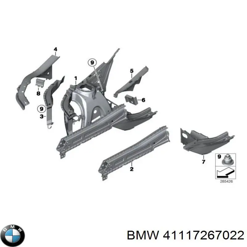 41117267022 BMW 