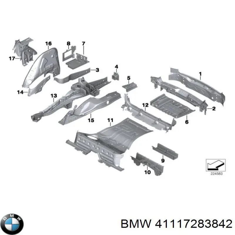 41117283842 BMW 