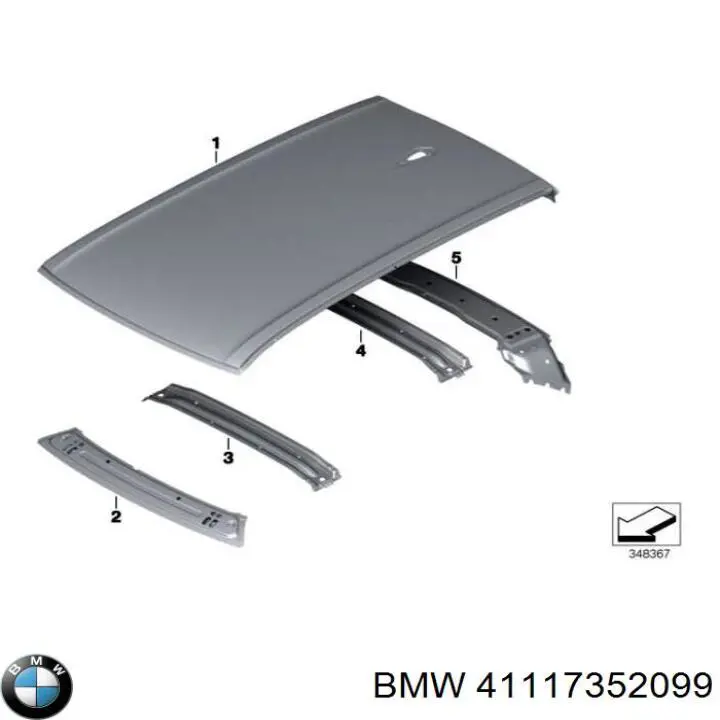 Крыша на BMW X6 (F16) купить.