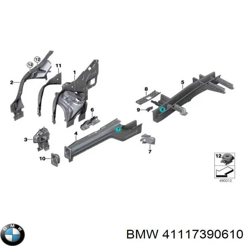 41117390610 BMW 