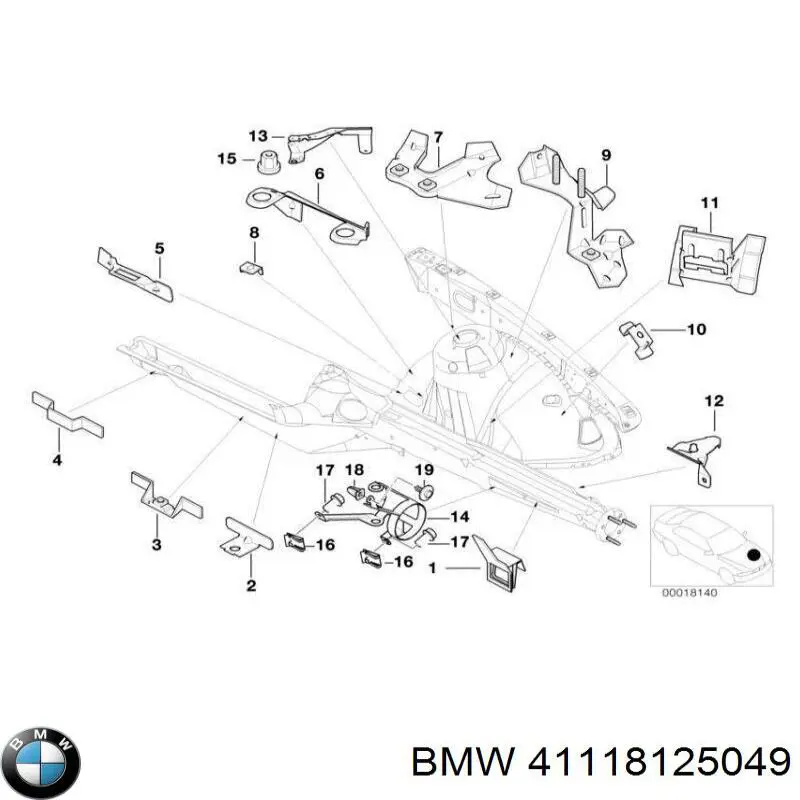 Купить 41118125049 BMW 