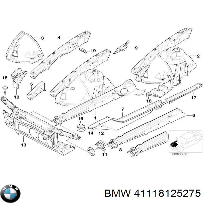 41118125275 BMW 